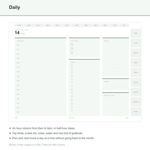 Academic Digital Planner 2026-2027 for GoodNotes, Hyperlinked Student Planner, iPad Notability Planner, Daily Weekly Monthly, 514 Pages image 4