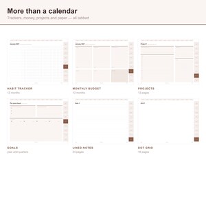 2027 Digital Planner for GoodNotes, Hyperlinked All-in-One iPad Planner 2027, Daily Weekly Monthly, Notability, 514 Pages, Minimalist image 7
