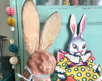 antique stuffed rabbit