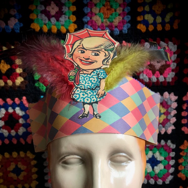 Harlequin Hat Pattern Etsy