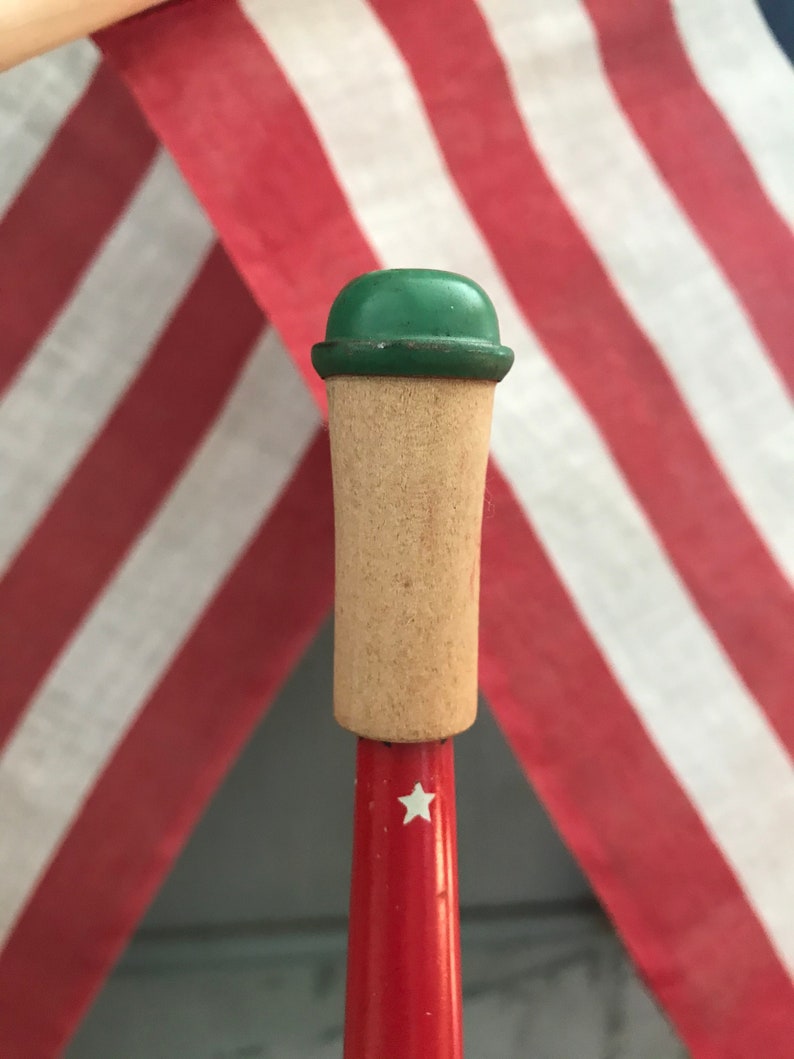 Vintage Patriotic Tin Horn Statue Of Liberty Old Toy Etsy