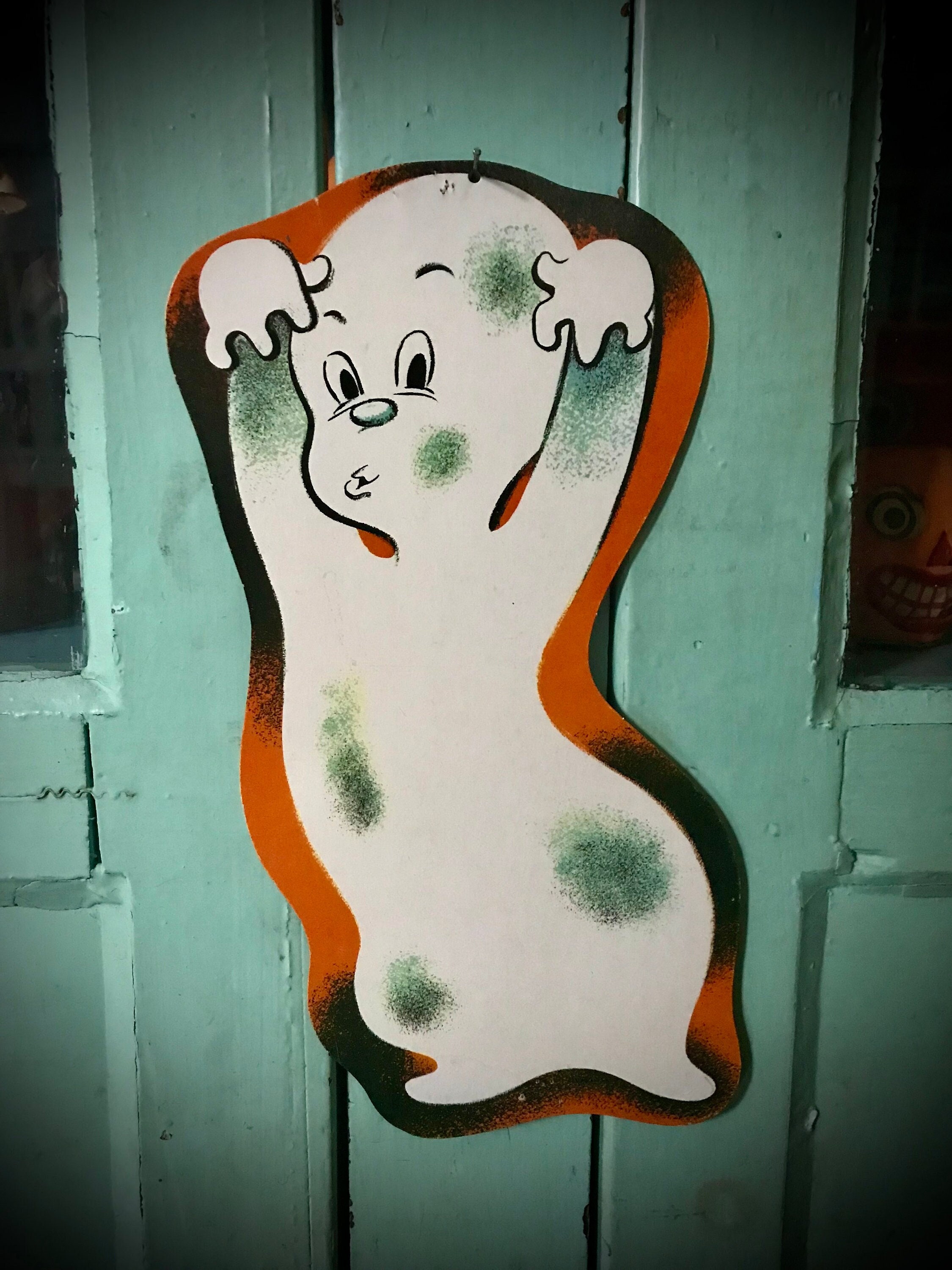 Vintage Halloween Old Collectible Casper Eureka Die Cut Retro