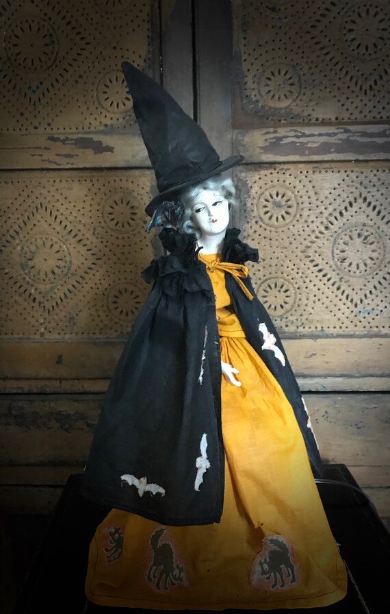 collectible halloween witch dolls