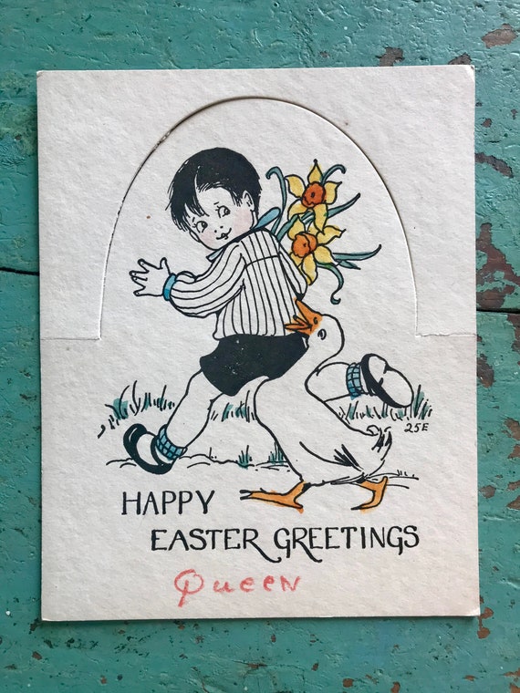 Antique Easter Card