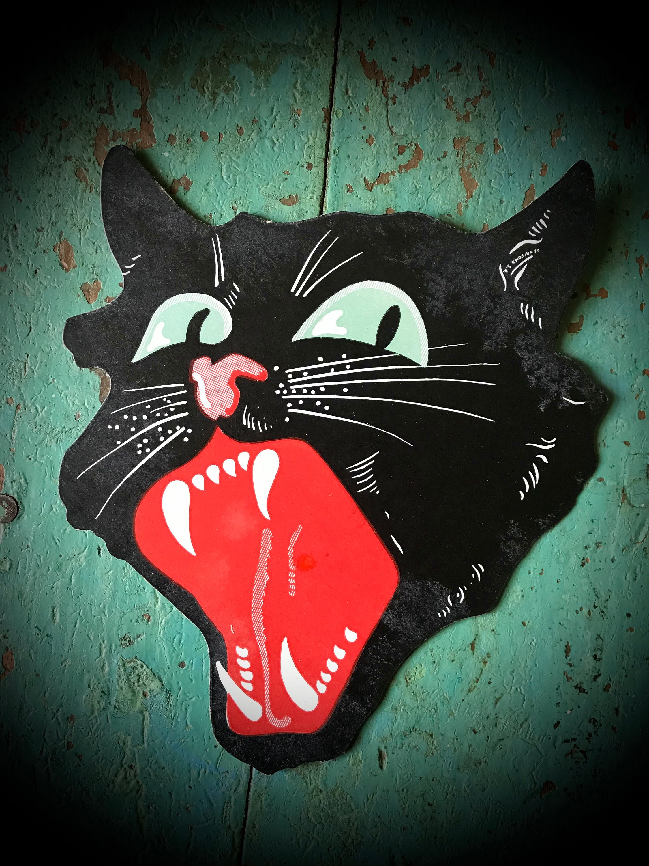 Halloween Decorations Scary Cat Vine Party Scaredy Cats Figurines