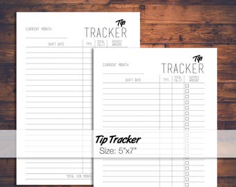 finance tracker etsy