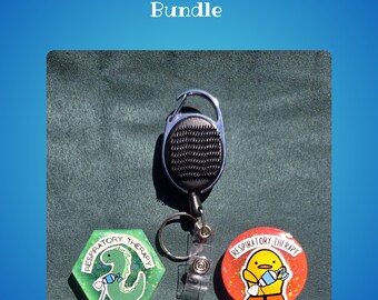 Glow-in-the-Dark RT Badge Reel + Extra Interchangeable Topper Bundle