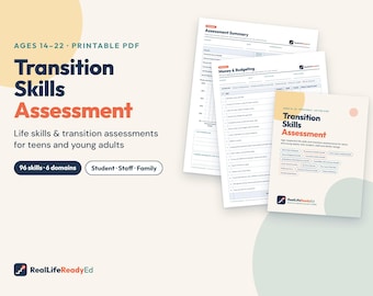 Paket zur Beurteilung von Übergangskompetenzen, Checkliste für Lebenskompetenzen für Jugendliche (14-22) (PDF)