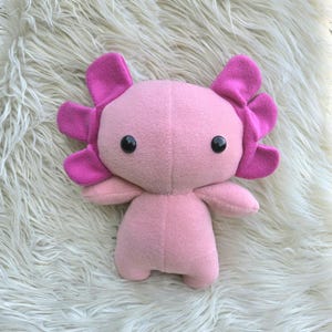 Axolotl Plush, Pink Axolotl, Sea Creature, Plushie, Ocean Toy
