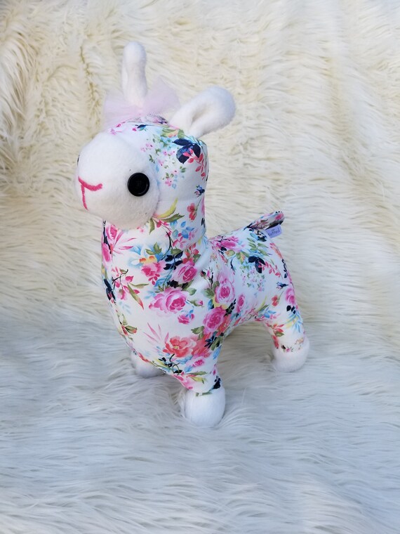 giant stuffed pink llama