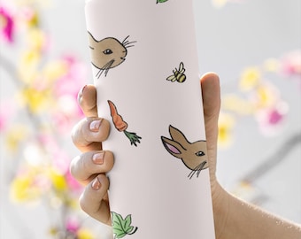 Easter Rabbit, Bunny, Peter, Cotton Tail, Tumbler Wrap, Sublimation, SVG, PNG