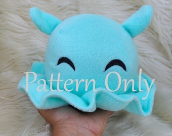 Dumbo Octopus PATTERN, Ocean Octopus, Octopus, Ocean plush, Sea plush