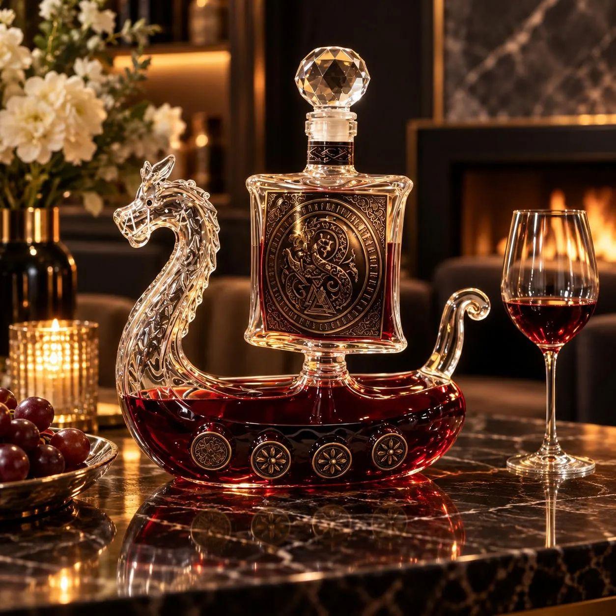 Dragon Liquor Bottle - Etsy