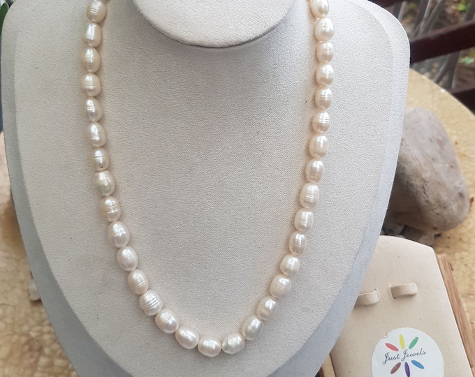 Baroque Freshwater Pearl Necklace: Unisex Pearl Jewellery