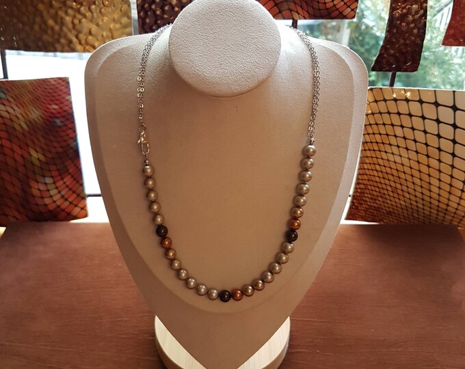 Swarovski Pearl Long Beaded Necklace - Elegant Style, 26 Inches