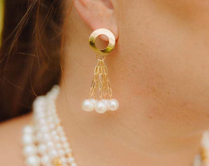 AAA Freshwater Pearl Necklace Set: 7-Strand Bridal Jewelry