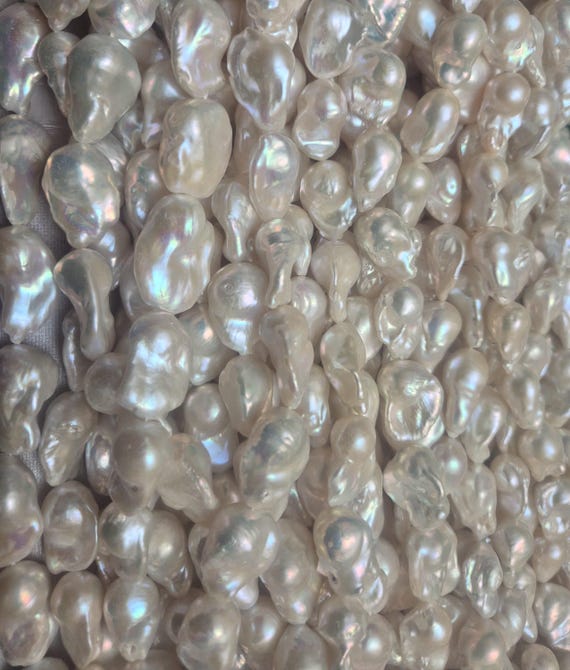 AAA+ Baroque Pearl Beads: High Luster Jewelry Supplies (20-22mm)