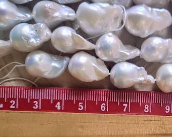 Perlas Barrocas AA+: Alto Brillo para Diseñadores de Joyas (20-25 mm)