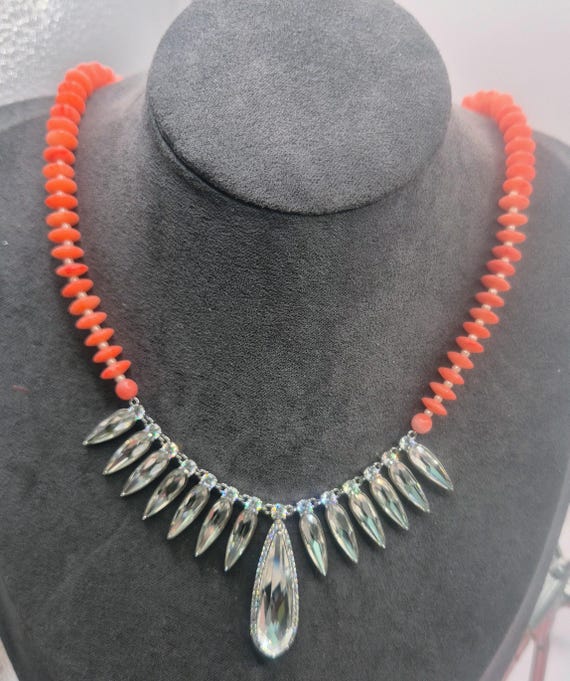 Pink coral and pearls set, for brides & grooms, funerals. Nigerian- African jewelry for celebrations.