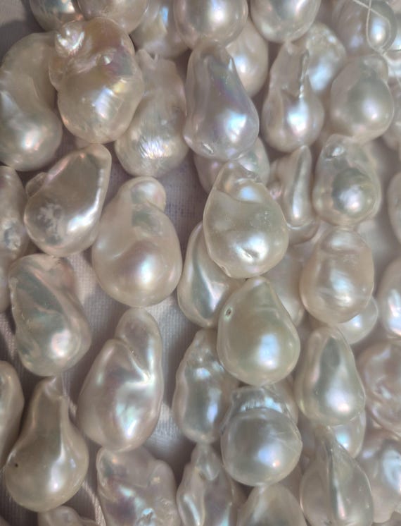 AAA Very Large Baroque Pearls.  Gorgeous &  Very High Luster for Jewelry Designers 25-30mm x 15-18mm. Sizes are approximate.