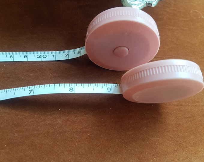 Pastel Retractable Measuring Tape: Metric & Imperial, Two-Sided
