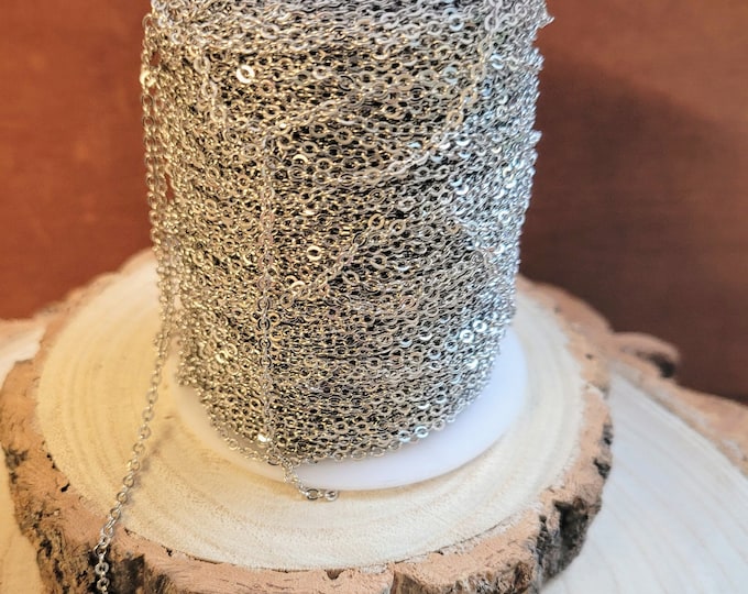 Silver Chain by the Meter: Durable DIY Jewelry Making