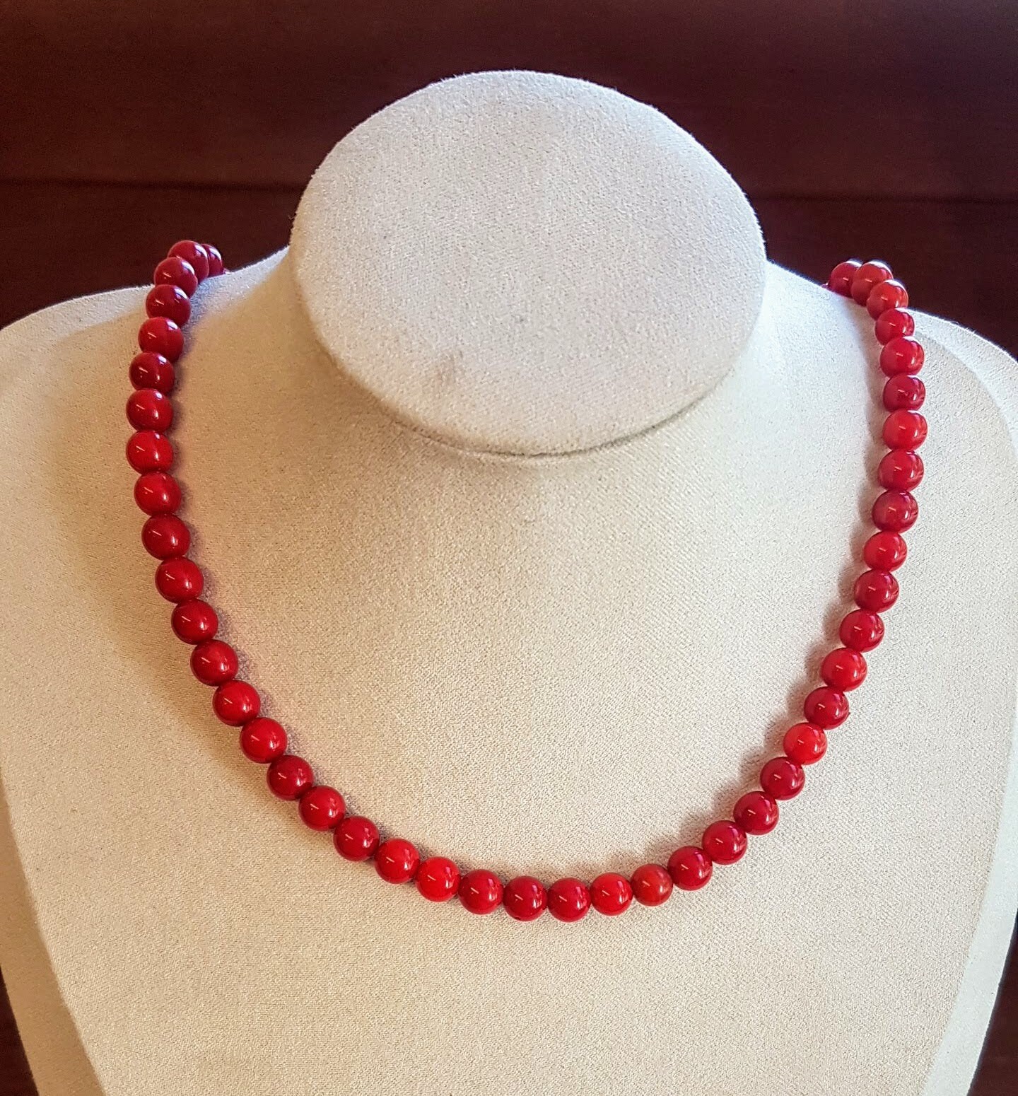 Red Coral Necklace -  UK