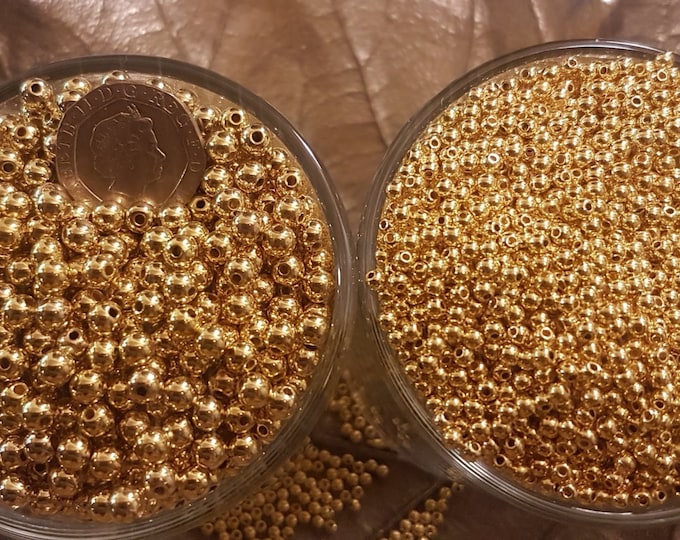 12/5/2.5mm  silver or gold  plated spacer beads.