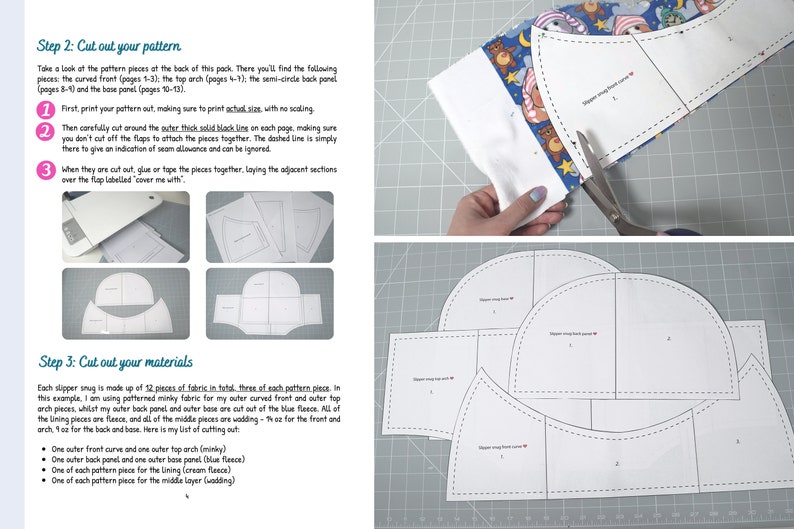 Make Your Own Guinea Pig Slipper Snug: Digital Sewing Pattern and Instructions image 3