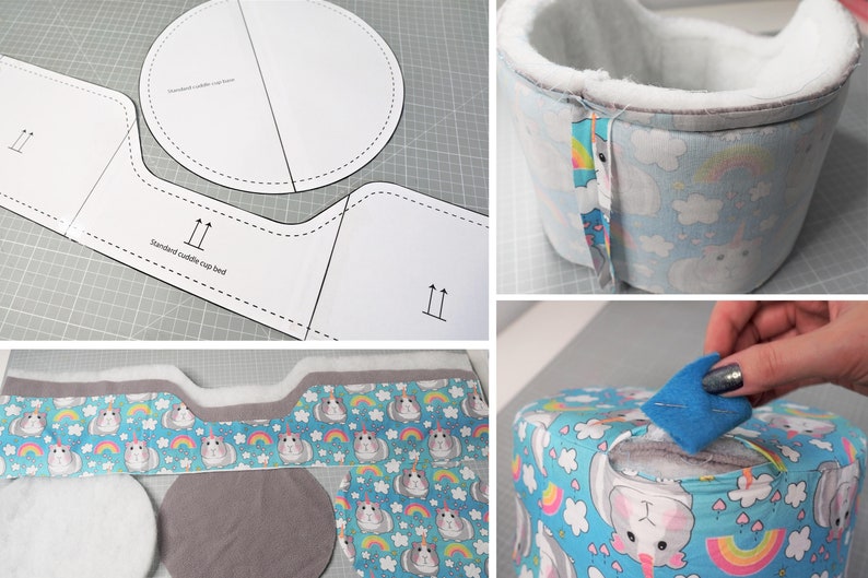 Make Your Own Guinea Pig Cuddle Cups: Digital Sewing Pattern and Instructions image 4