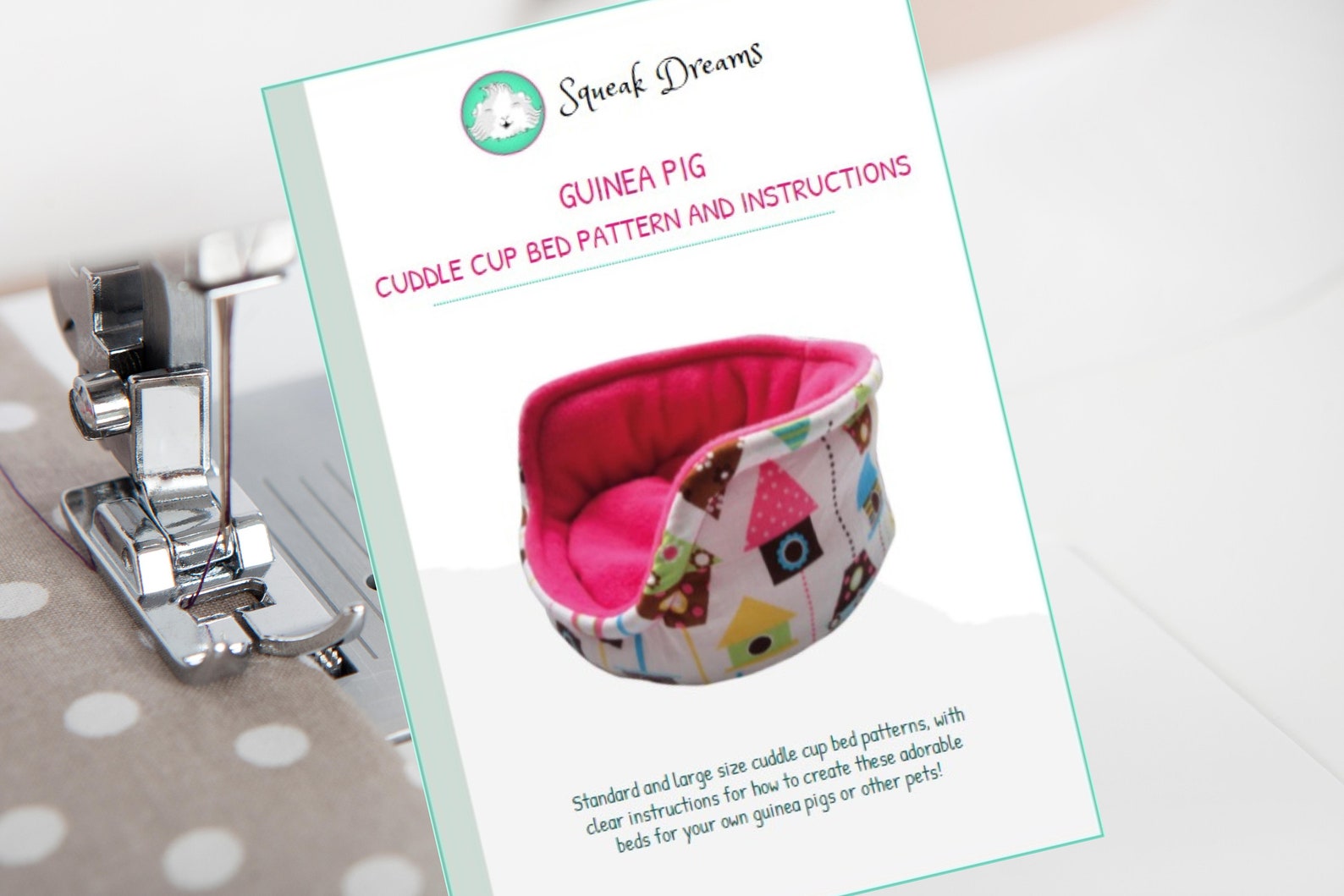 Make Your Own Guinea Pig Cuddle Cups Digital Sewing Pattern Etsy