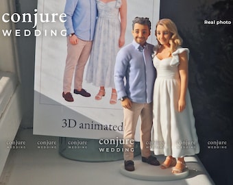 Verlobungstortenfigur, die euch beiden ähnelt – personalisiertes Geschenk für frisch Verlobte