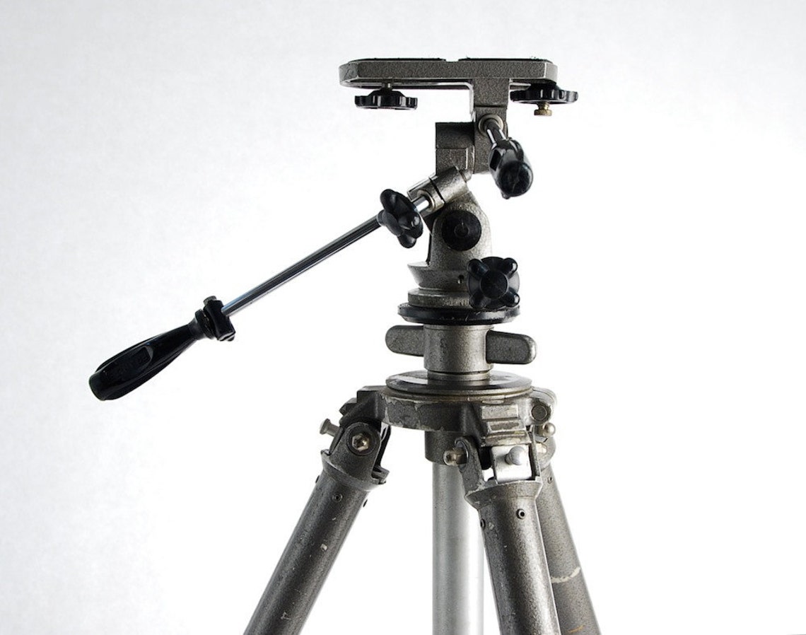 RESERVE Vintage Camera Tripod with Head from Gitzo France Etsy