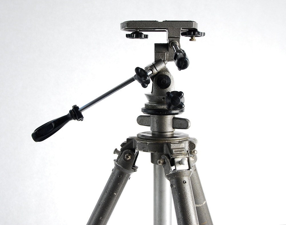RESERVE Vintage Camera Tripod with Head from Gitzo France Etsy