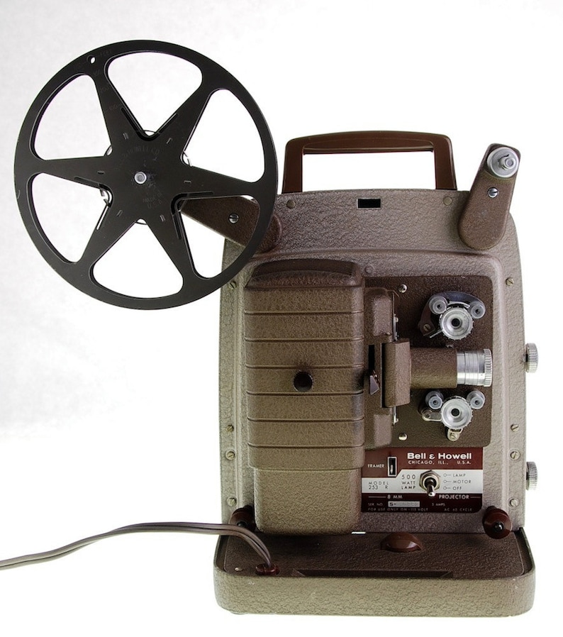 Vintage Movie Projector 8mm Bell and Howell 1960s Etsy
