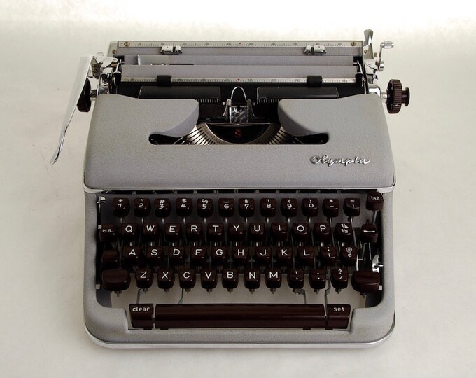 Cursive Typewriter, Olympia SM4, Script Font - Etsy