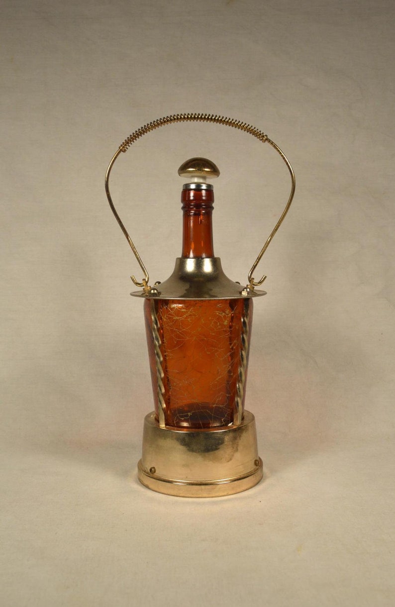 Musical Decanter Mid Century Liquor Bottle Music Box Decanter Etsy