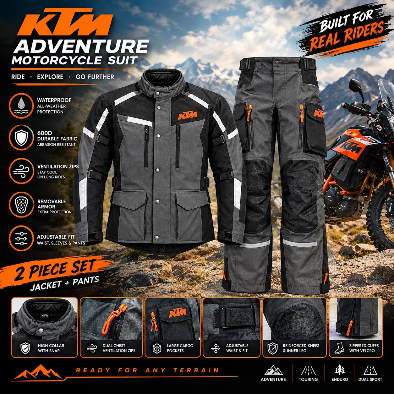 Ktm Motorbike Suit - Etsy