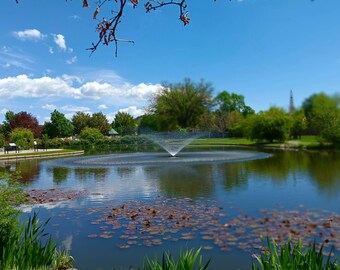 Photography Print/Parks/Ponds/Fountain/Colorado.
