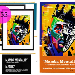 Limited Series &quot;KOBE - Mamba Mentality&quot; Framed Print