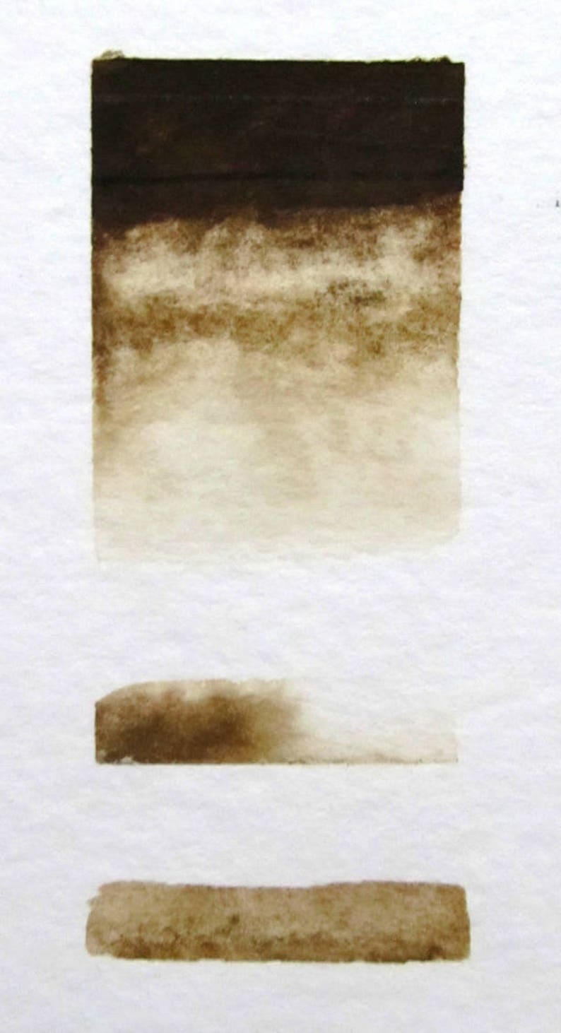 Raw Umber Handmade Watercolor Paint Art Supply Artist Etsy
