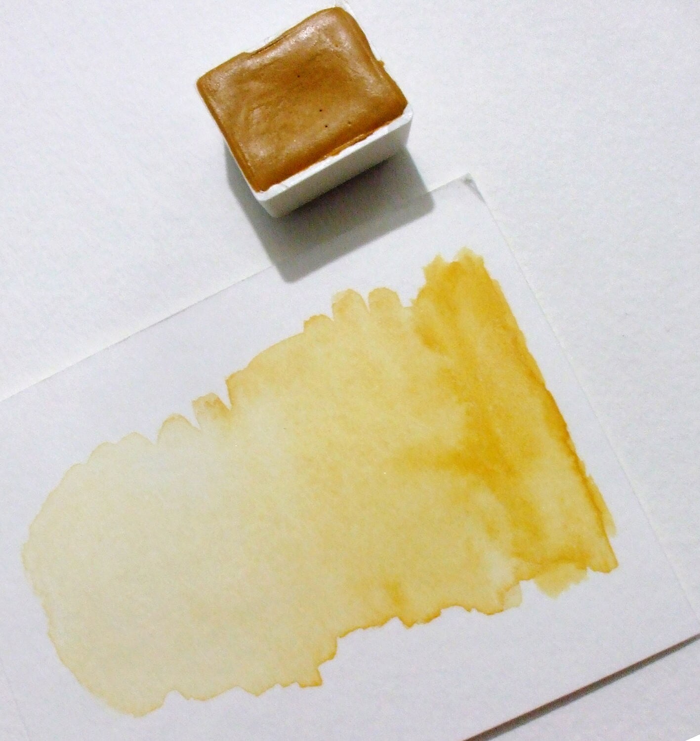 Lemon Yellow Ochre Handmade Watercolor Paint Art Supply Etsy