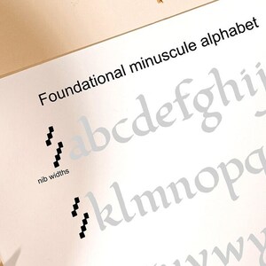 Foundational Calligraphy Practice Sheets - Board Edge Pen Tutorial - Learn Hand-Lettered Calligraphy