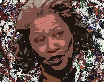 Nedladdningsbart konsttryck av Toni Morrison