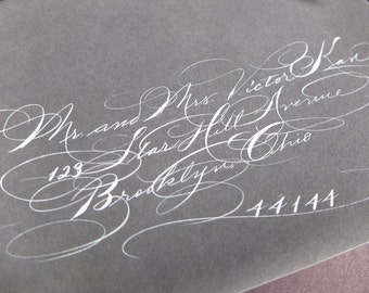 Wedding Hand Calligraphy - Envelope Addressing