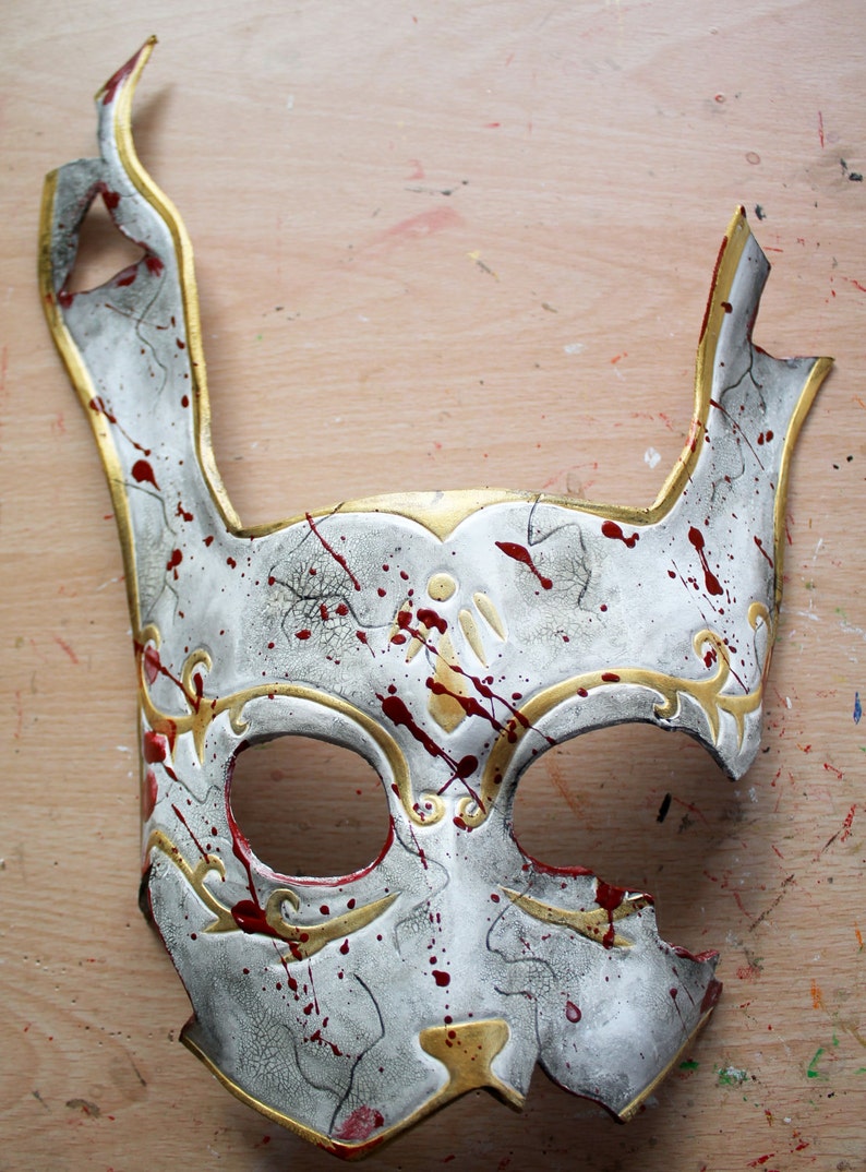 Splicer Bunny Leather Mask Made to order | Etsy