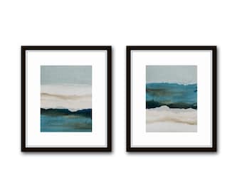 Watercolor Abstract Print Set No. 1, Art Prints, Minimalist Art, Wall Art, Prints, Giclee, Abstract Art, Modern Art