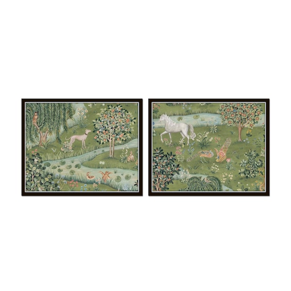 William Morris Vintage Textile Print Set, Giclee Art Print, Art Nouveau,  Home Decor, Wall Art, Vintage Textile Art, Craftsman Home Decor