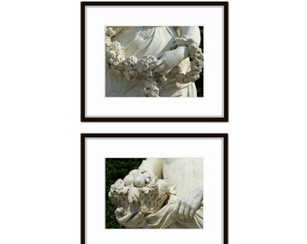 French Garden Statues of Versailles Print Set No. 1, Art Prints, Photography Prints, Garden Art, Home Decor, Wall Decor, Wall Art