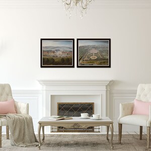 French Country Estate Print Set No. 1, Giclee, Wall Art, Garden Design ...